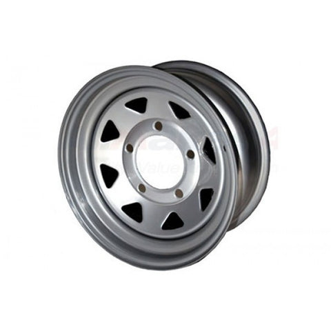 GRW002 8 Spoke steel wheel (Silver)